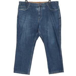 Duluth Mens Jeans Flex Ballroom Workwear Western Casual Gorpcore Blue 44x28 GV